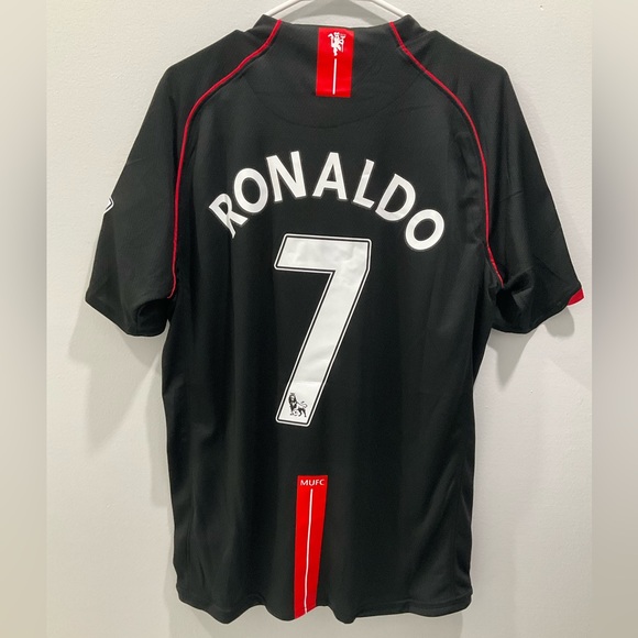MANCHESTER UNITED MENS RONALDO 2007/08 DRY- FIT JERSEY - Picture 4 of 4